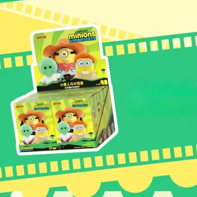 52 TOYS Minions Cinema Plush Keychain Mystery Box