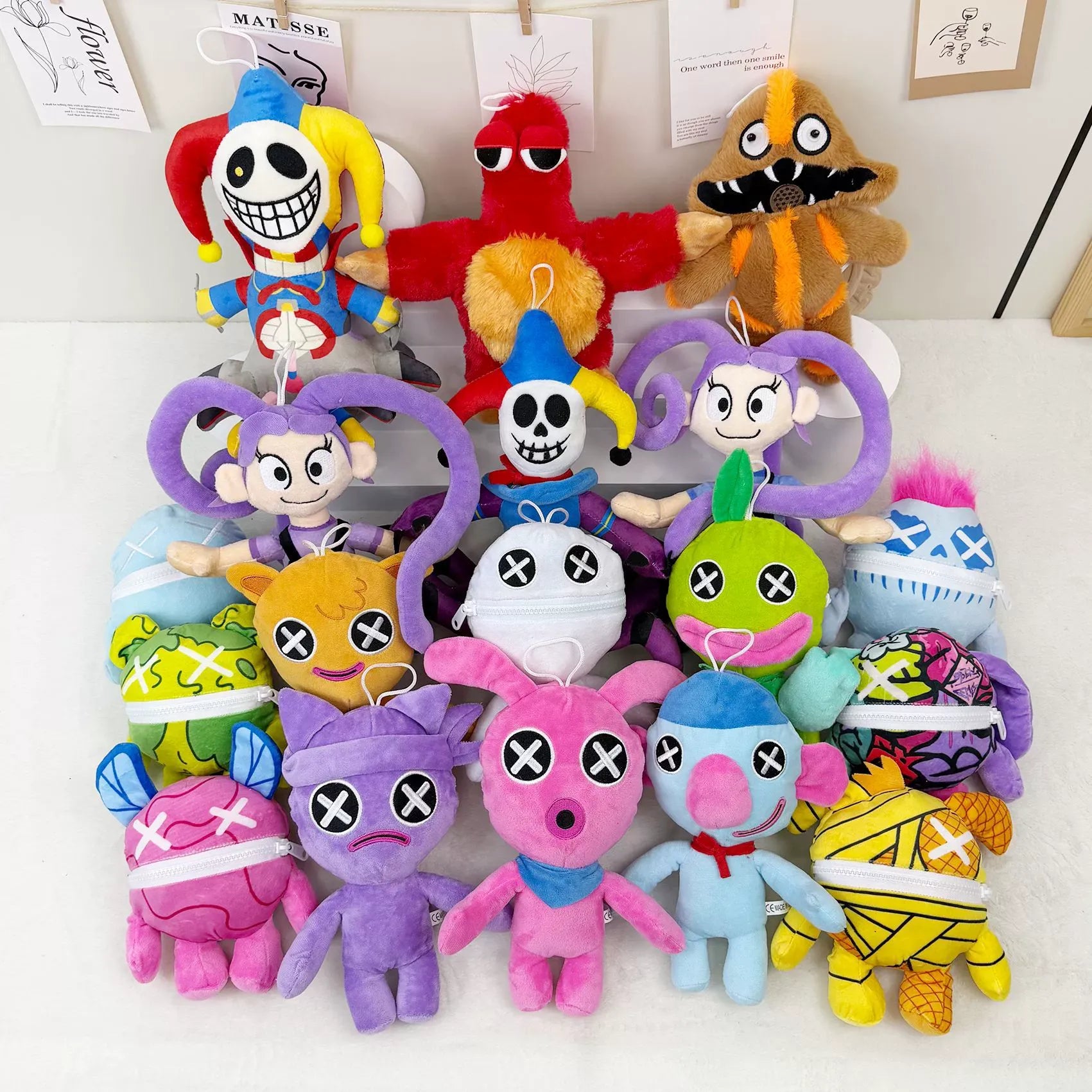 Amazing Digital Circus Zipper-Mouth Plushies (25 cm)