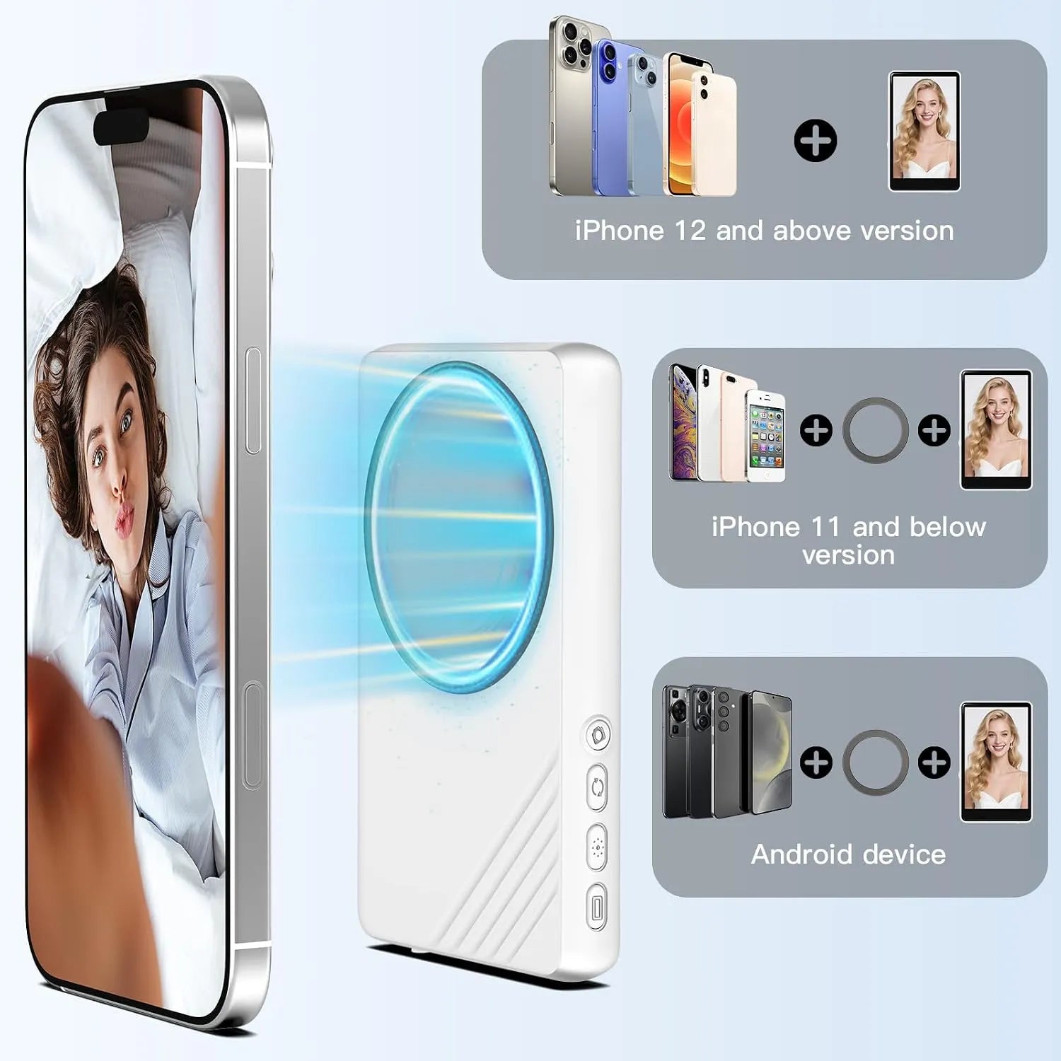 Vision Vlog Magnetic Phone Selfie Screen