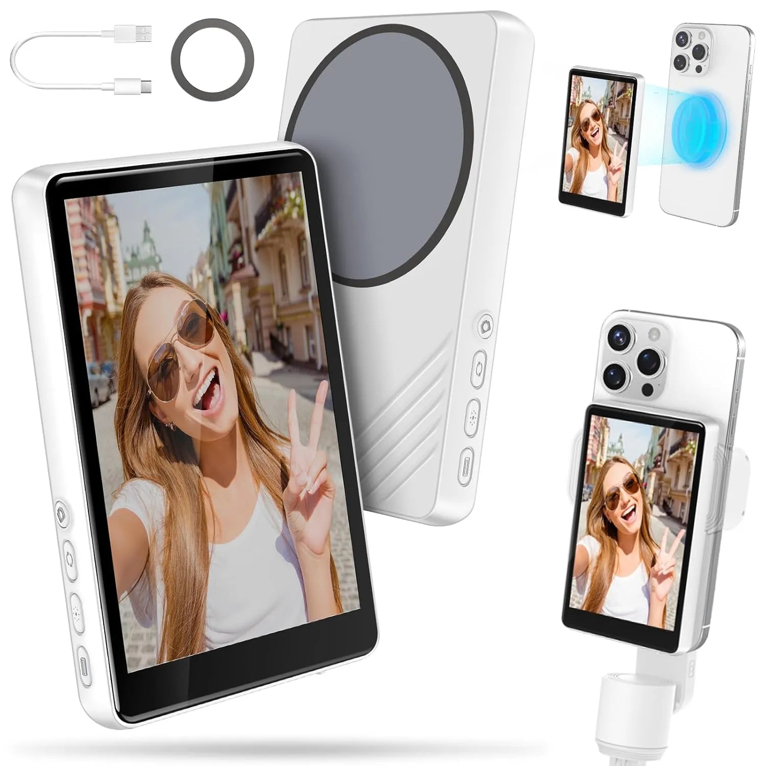 Vision Vlog Magnetic Phone Selfie Screen
