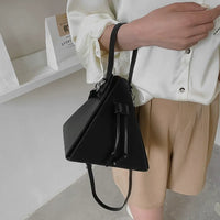 Geometric Pyramid Drawstring Mini Bag