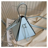 Geometric Pyramid Drawstring Mini Bag