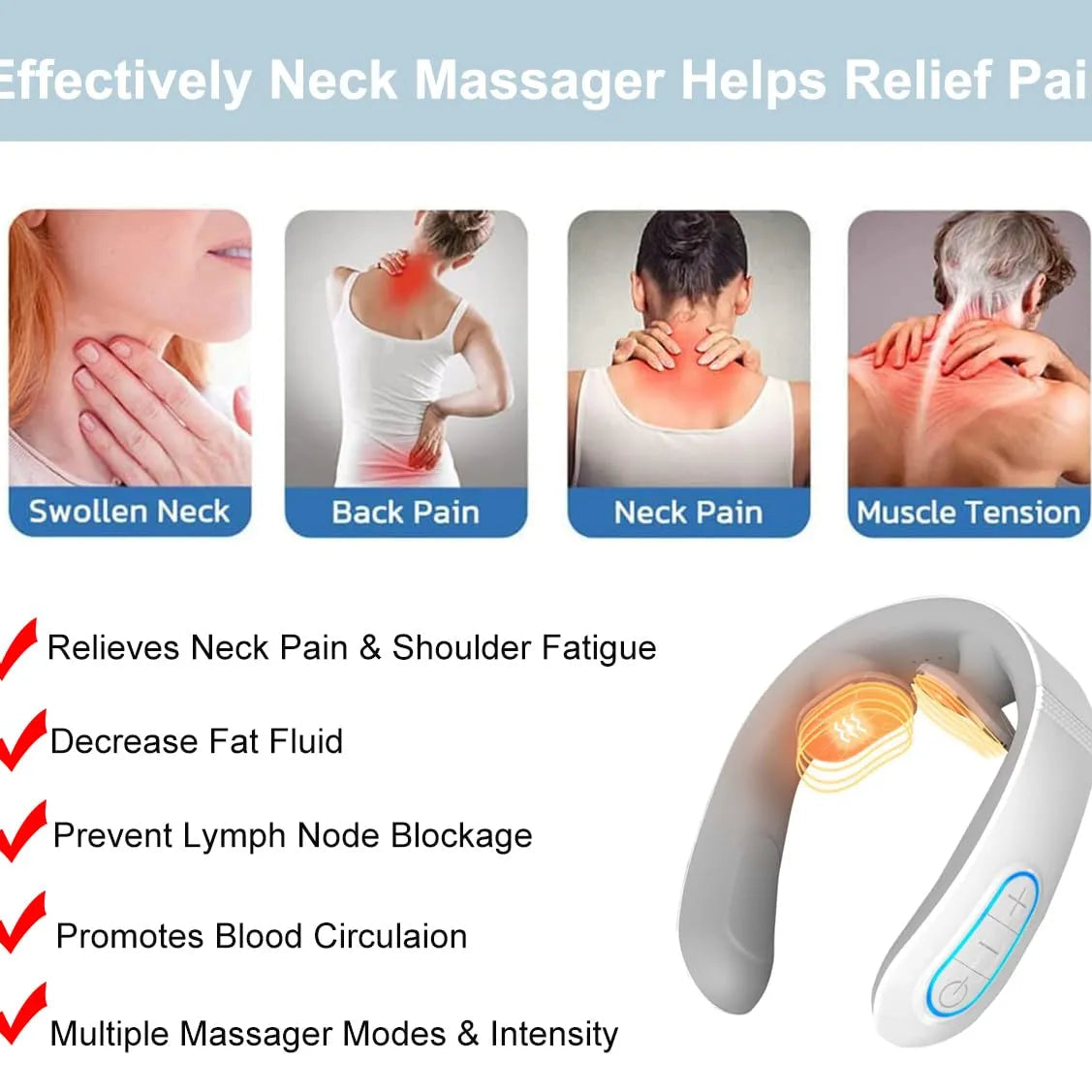 SKG K3 AuraPulse Neck Massager