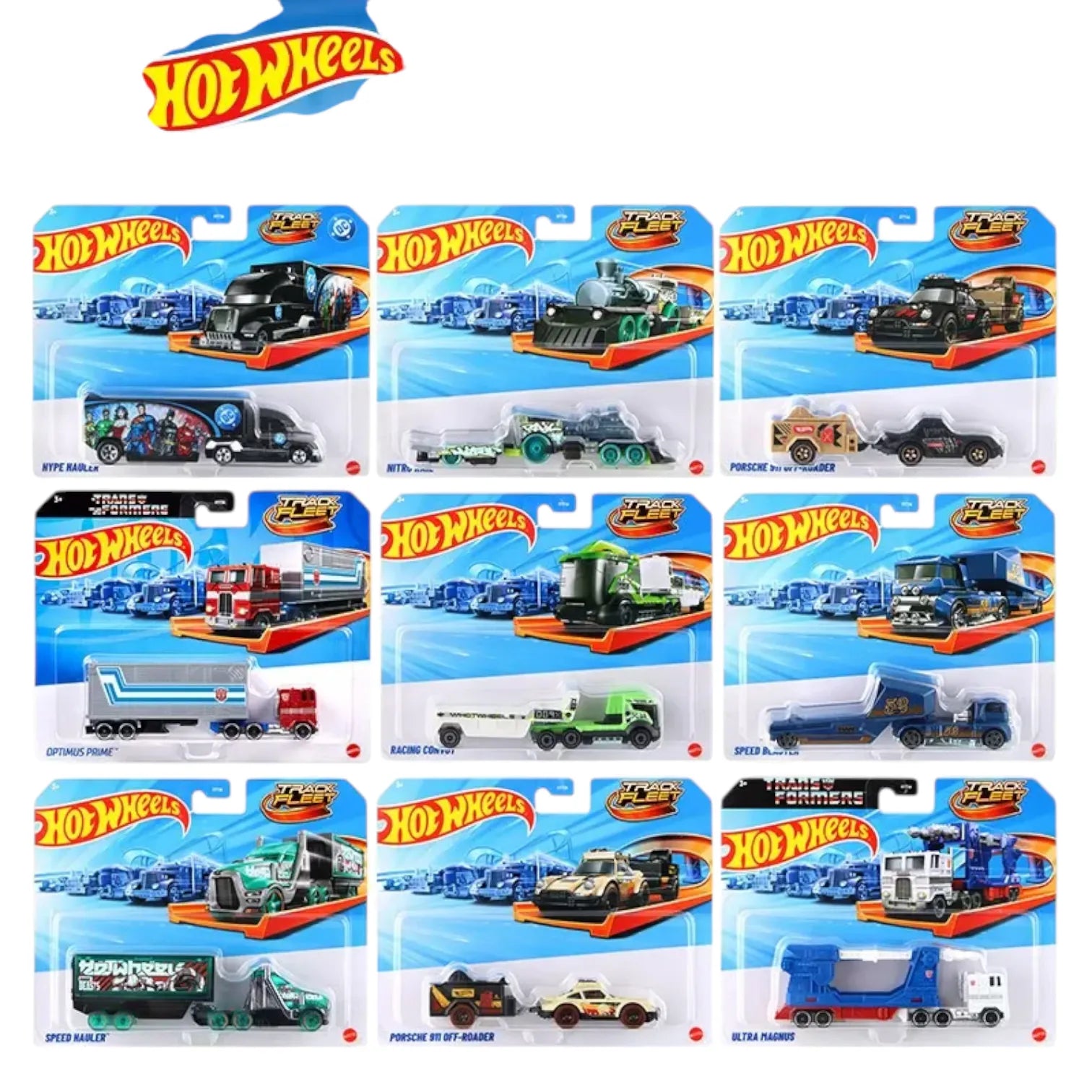 Hot Wheels Track Fleet Collection
