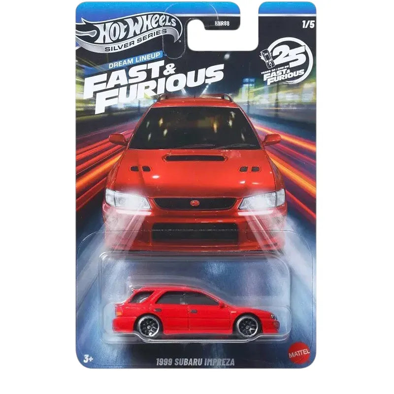 Hot Wheels Fast & Furious Silver Series Collection