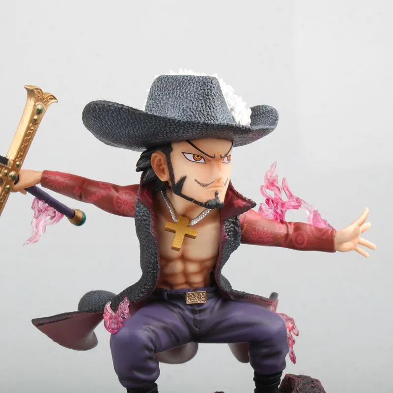 One Piece Dracule Mihawk Chibi Battle Figure