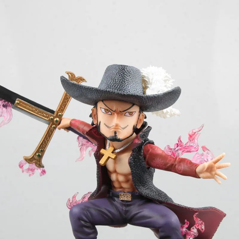 One Piece Dracule Mihawk Chibi Battle Figure