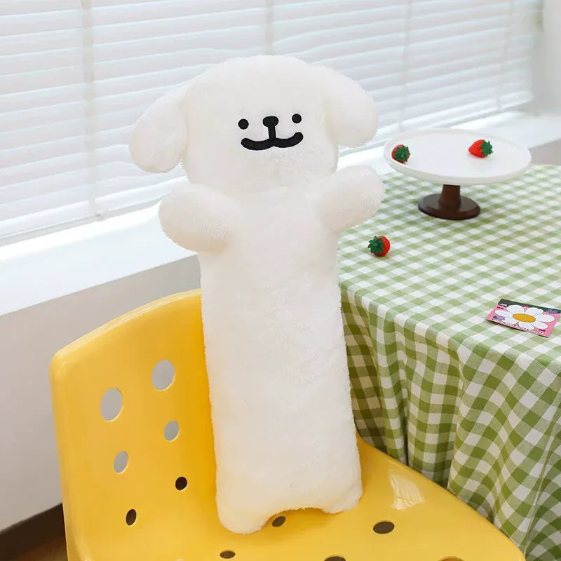 Line Noodle Pup Snuggle Plush Pillow