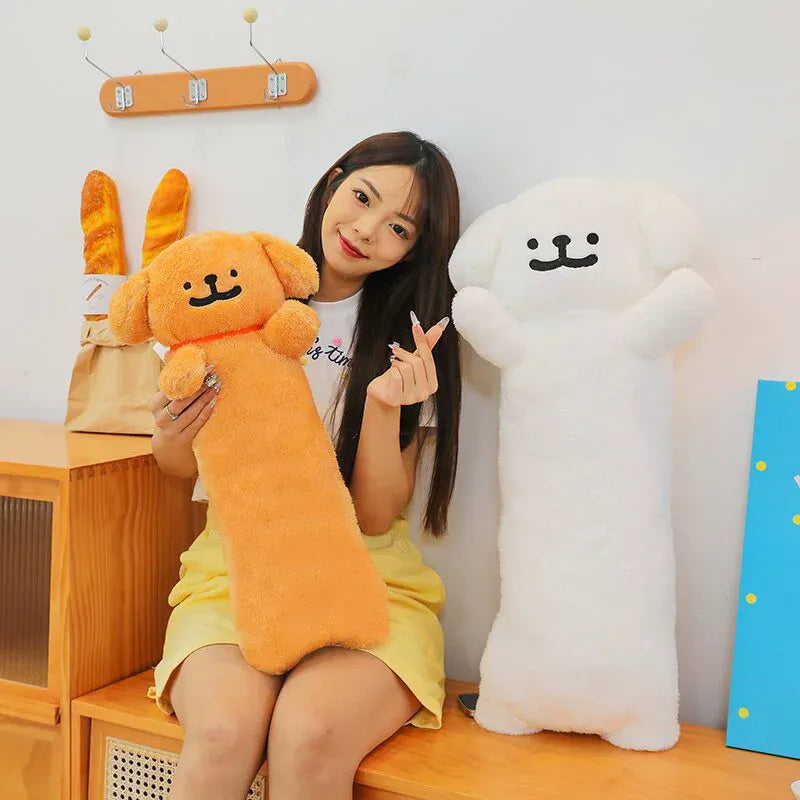Line Noodle Pup Snuggle Plush Pillow