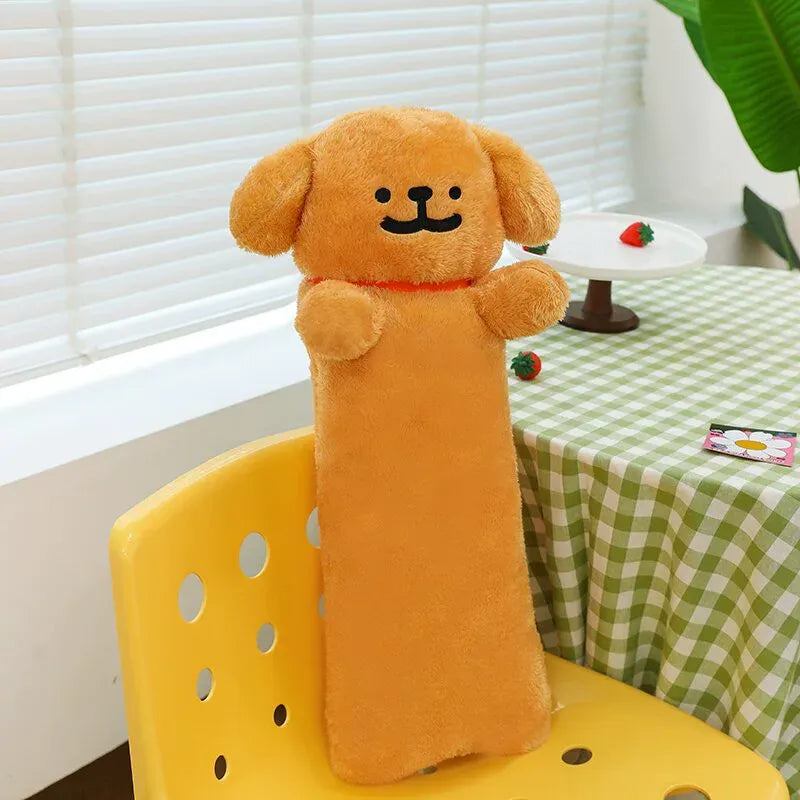 Line Noodle Pup Snuggle Plush Pillow