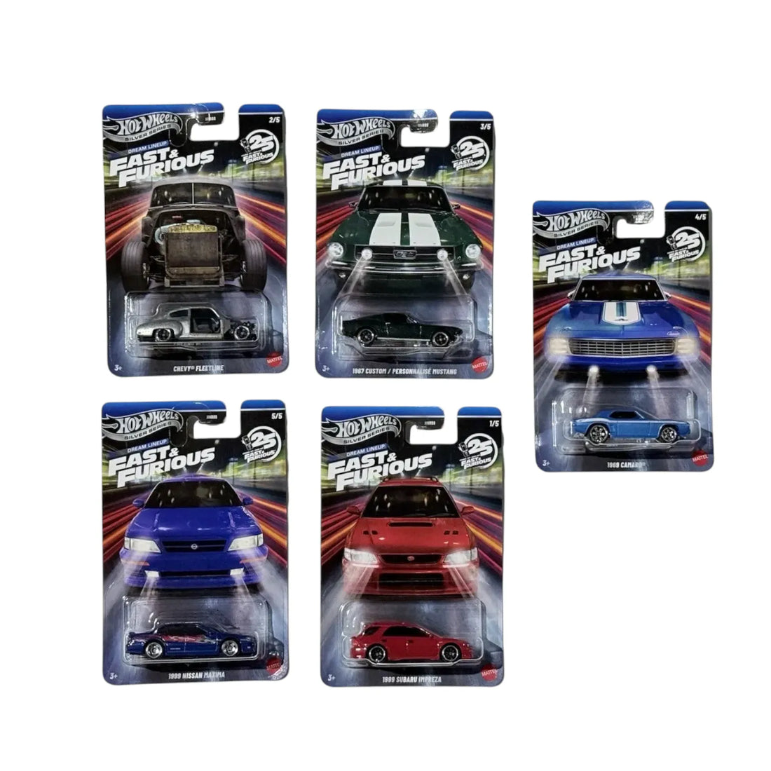 Hot Wheels Fast & Furious Dream Lineup Collection