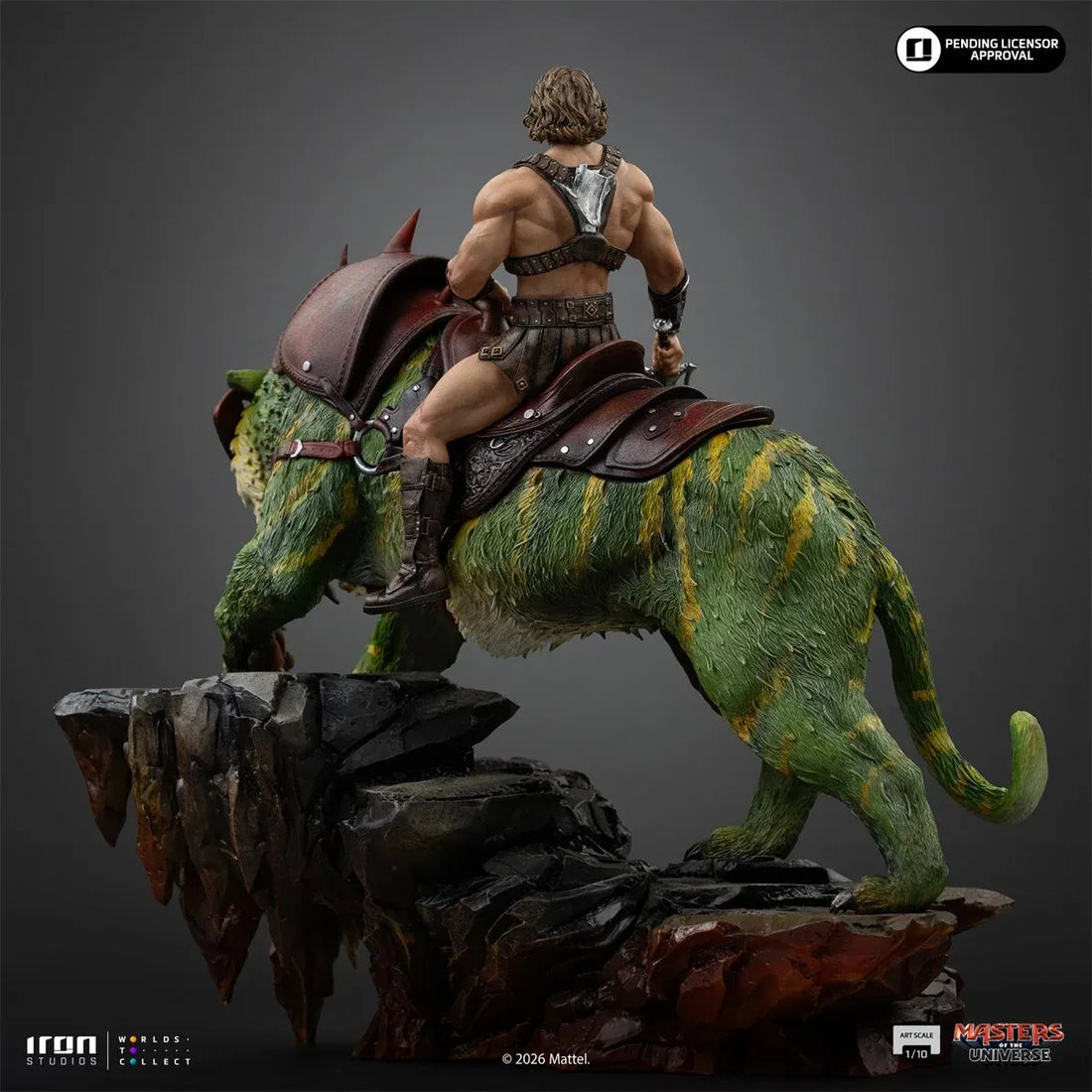 Iron Studios He-Man and the Fighting Cat Figure (22 cm)