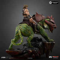 Iron Studios He-Man and the Fighting Cat Figure (22 cm)