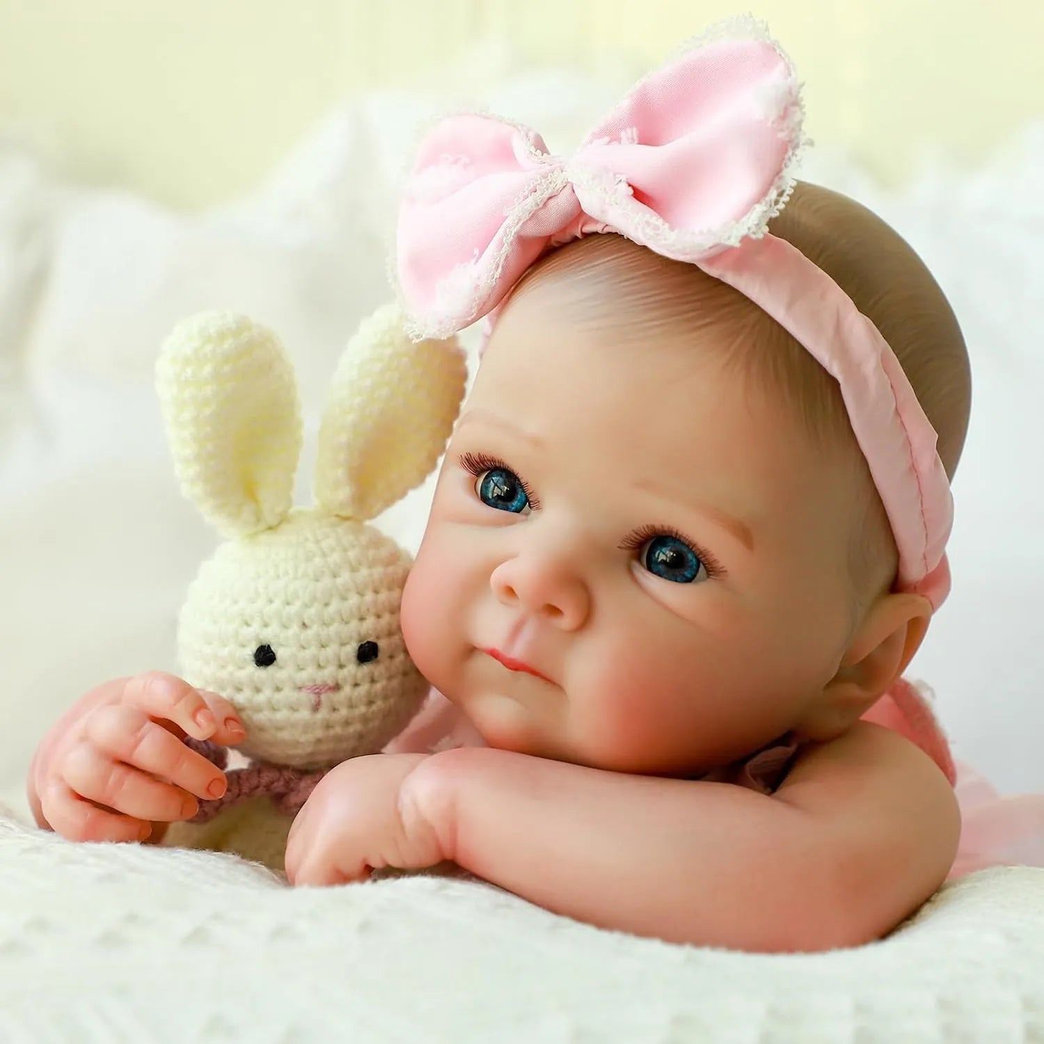 Cuddle Bunny Reborn Baby Doll (45 cm)
