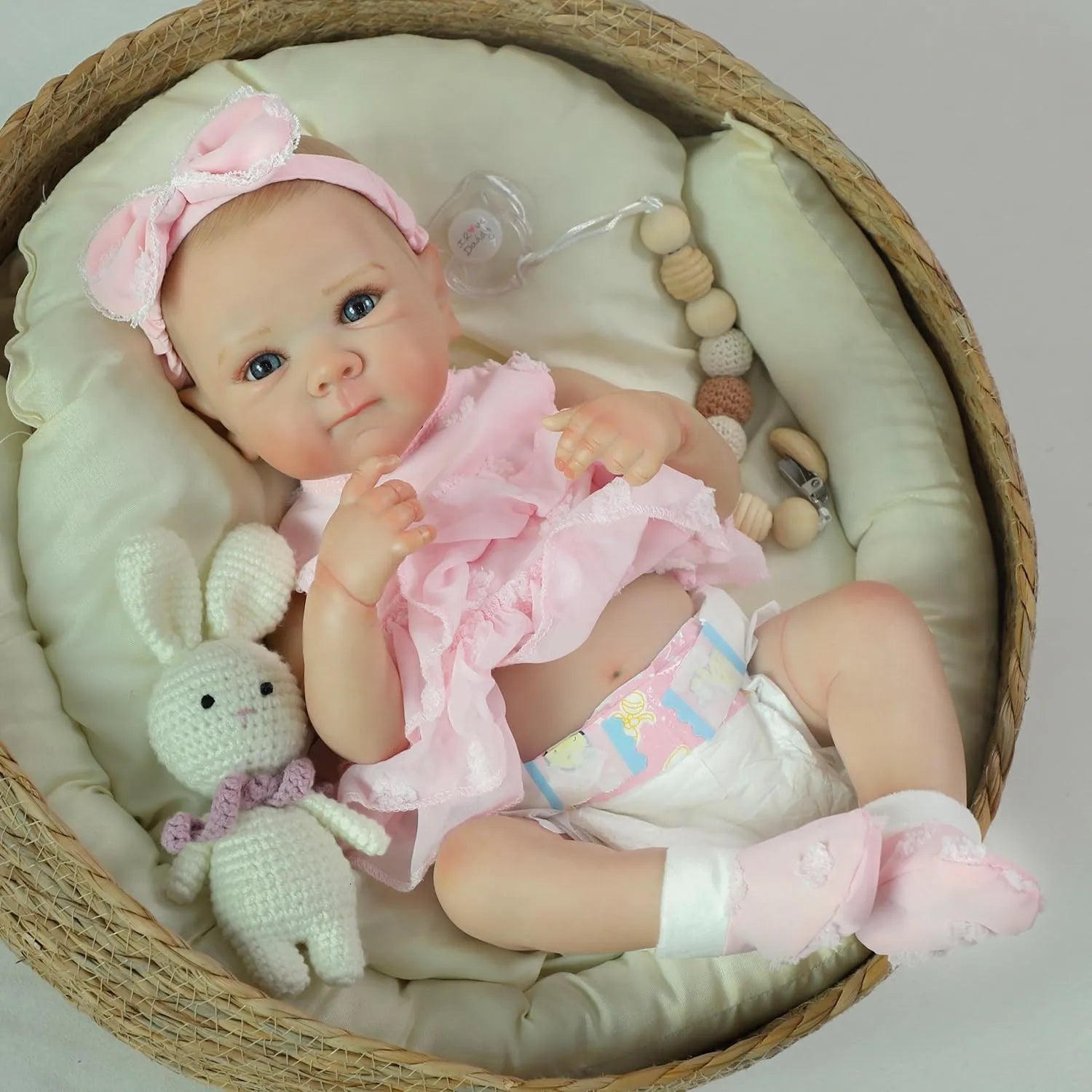 Cuddle Bunny Reborn Baby Doll (45 cm)