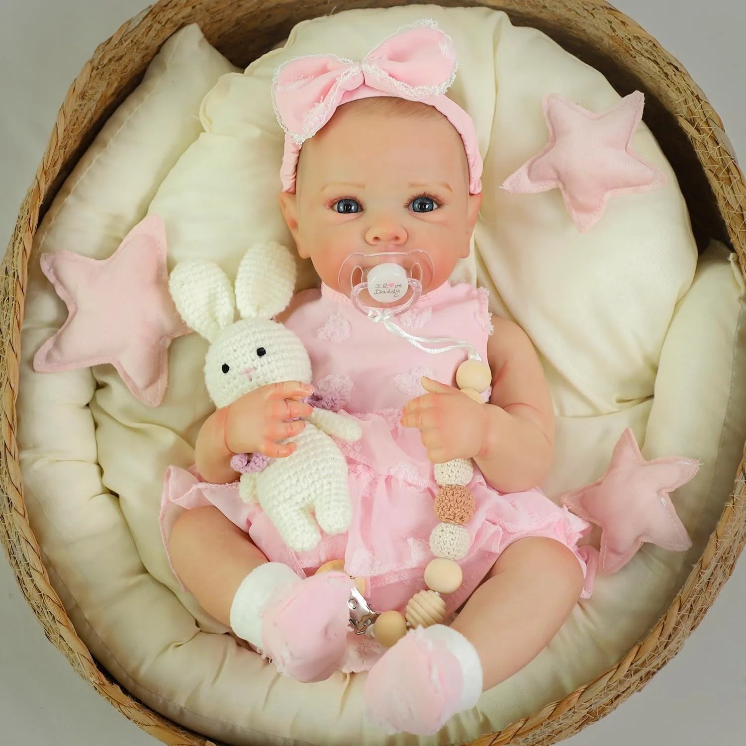 Cuddle Bunny Reborn Baby Doll (45 cm)