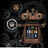 Timber Bot WiFi Desk Clock