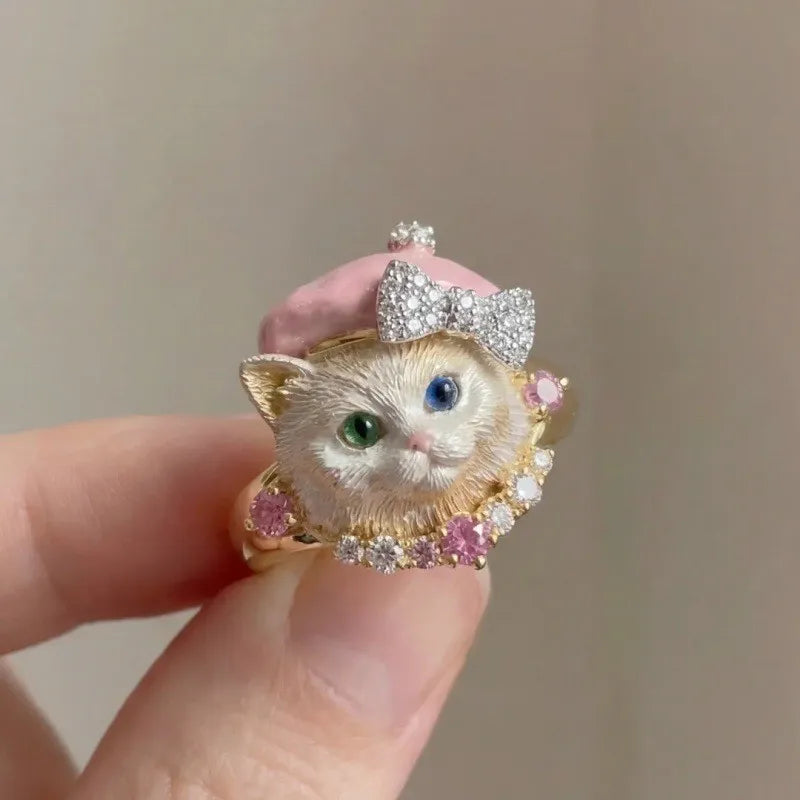 Whimsical Pet Adjustable Ring