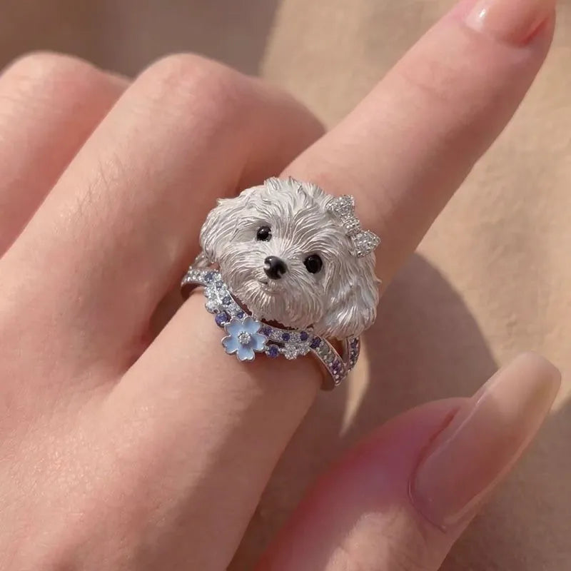 Whimsical Pet Adjustable Ring