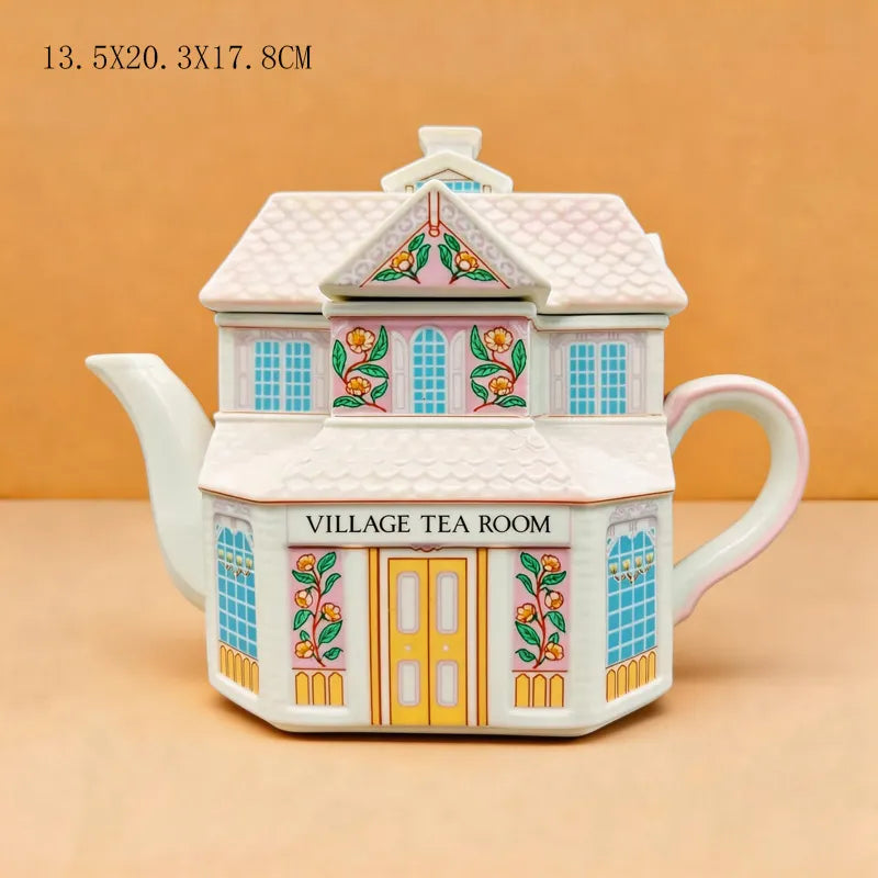 Storybook British Village Tea Set