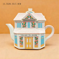 Storybook British Village Tea Set