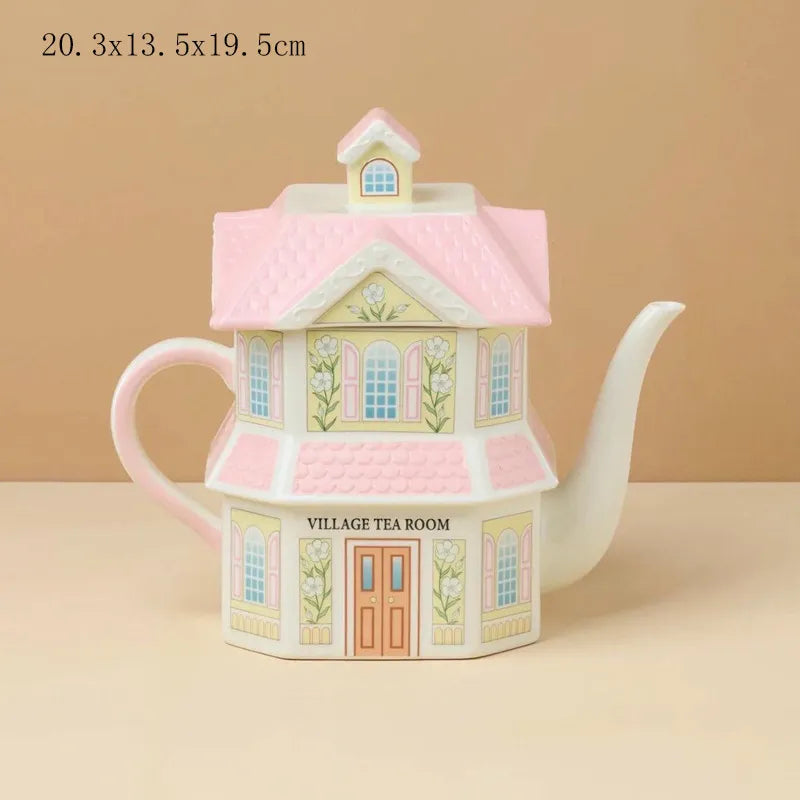 Storybook British Village Tea Set