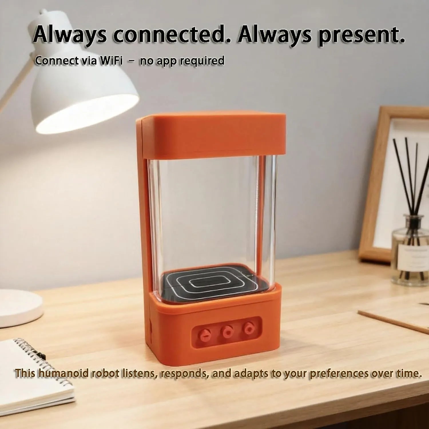 Memory Hologram AI Capsule Desk Figure