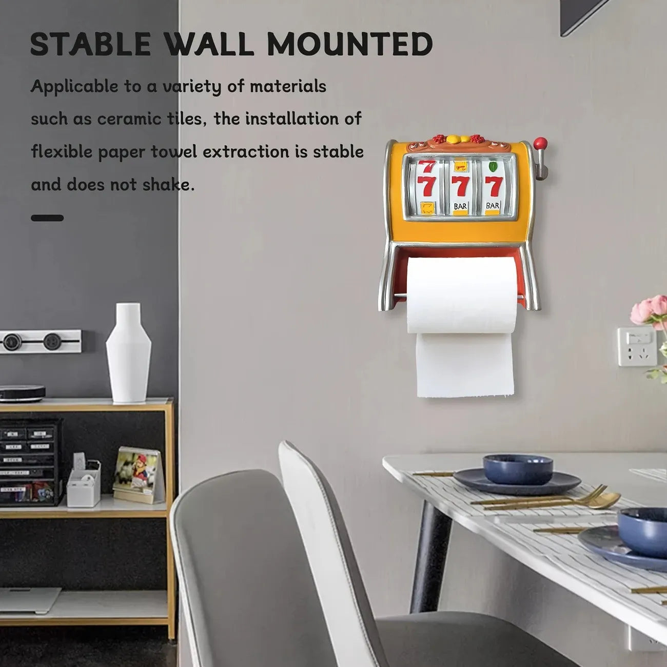 Retro Slot Machine Tissue Roll Holder