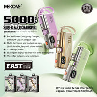 WEKOME WP-35 Linon Capsule Power Bank (5000 mAh)