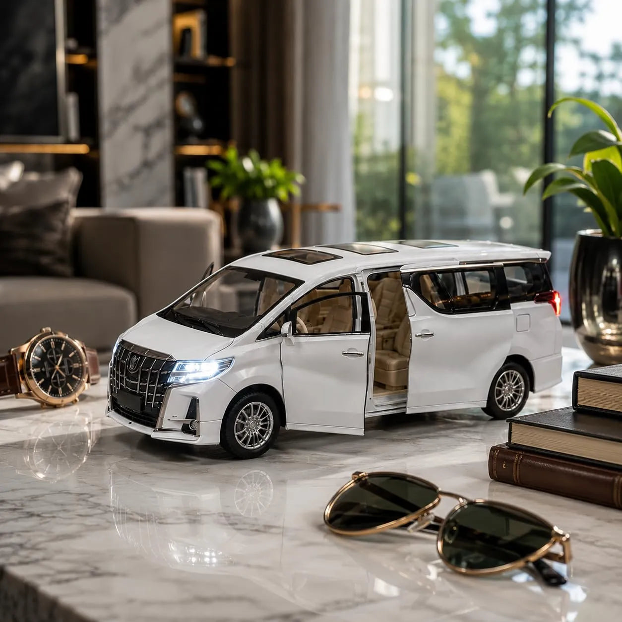 Toyota Alphard 1:24 Scale Luxury MPV Vehicle