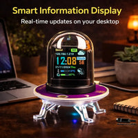 UFO Nixie Tube Desk Clock