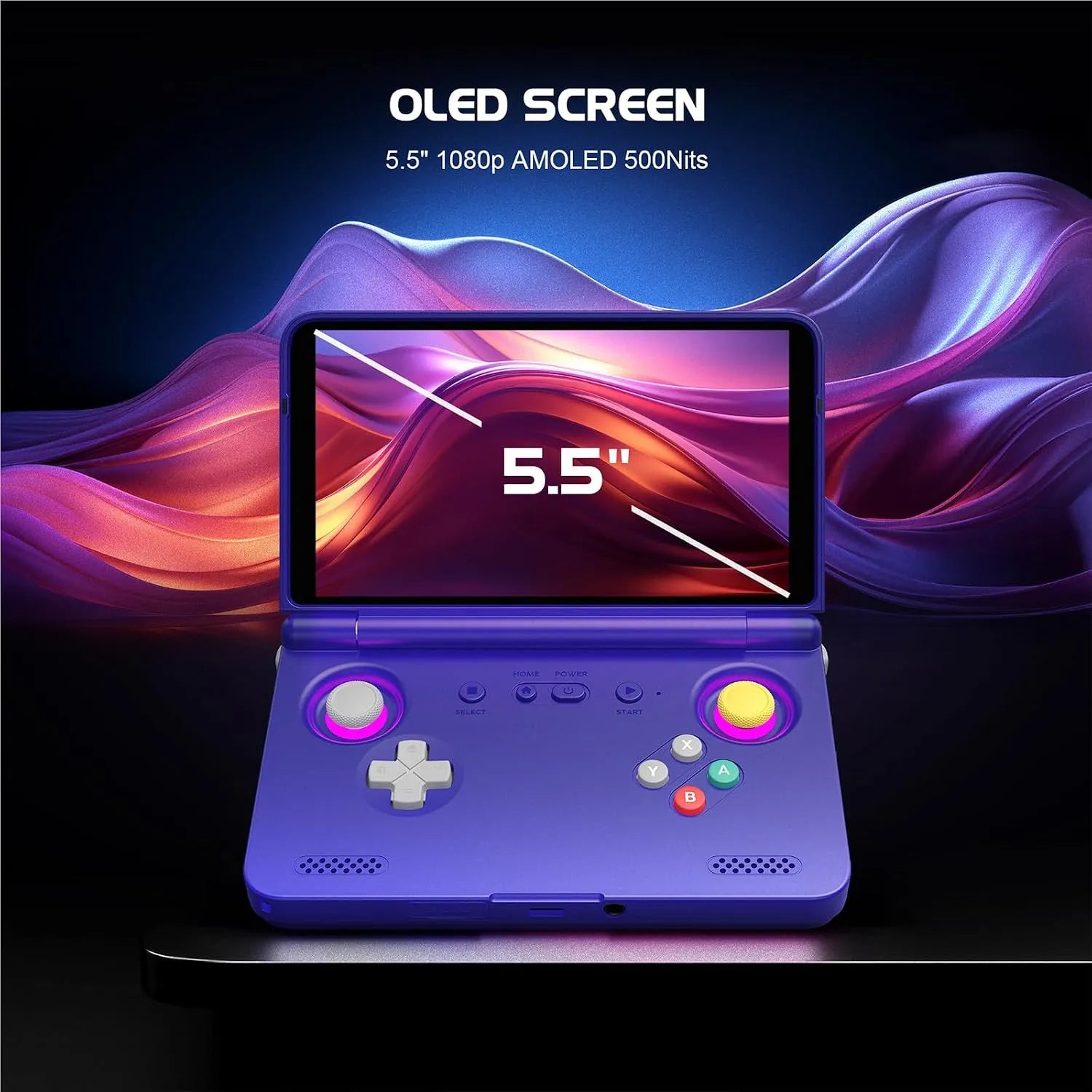 AMPOWN Retroid Pocket Flip 2 1080P Game Console