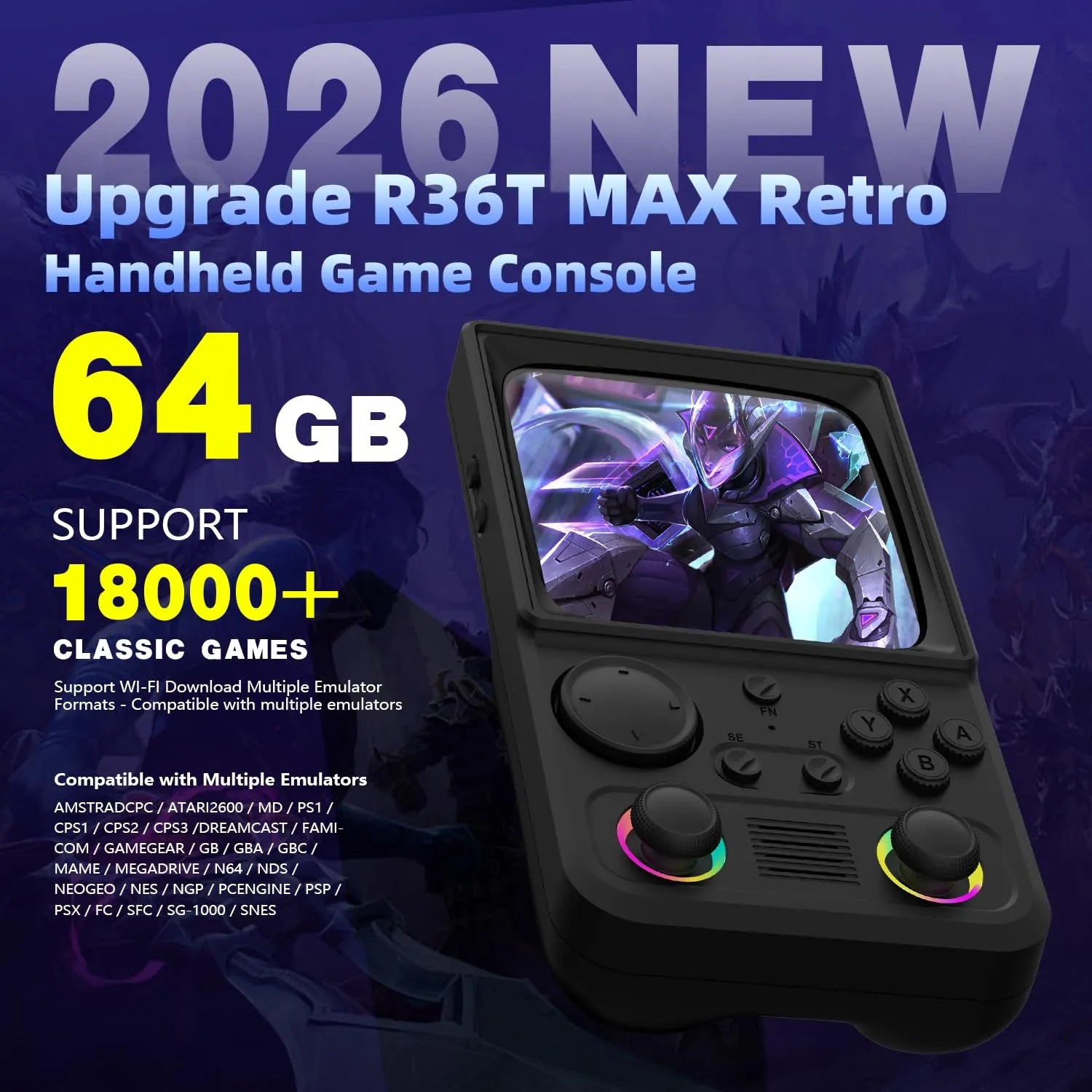 R36TMAX Pixel Deck Gaming Console