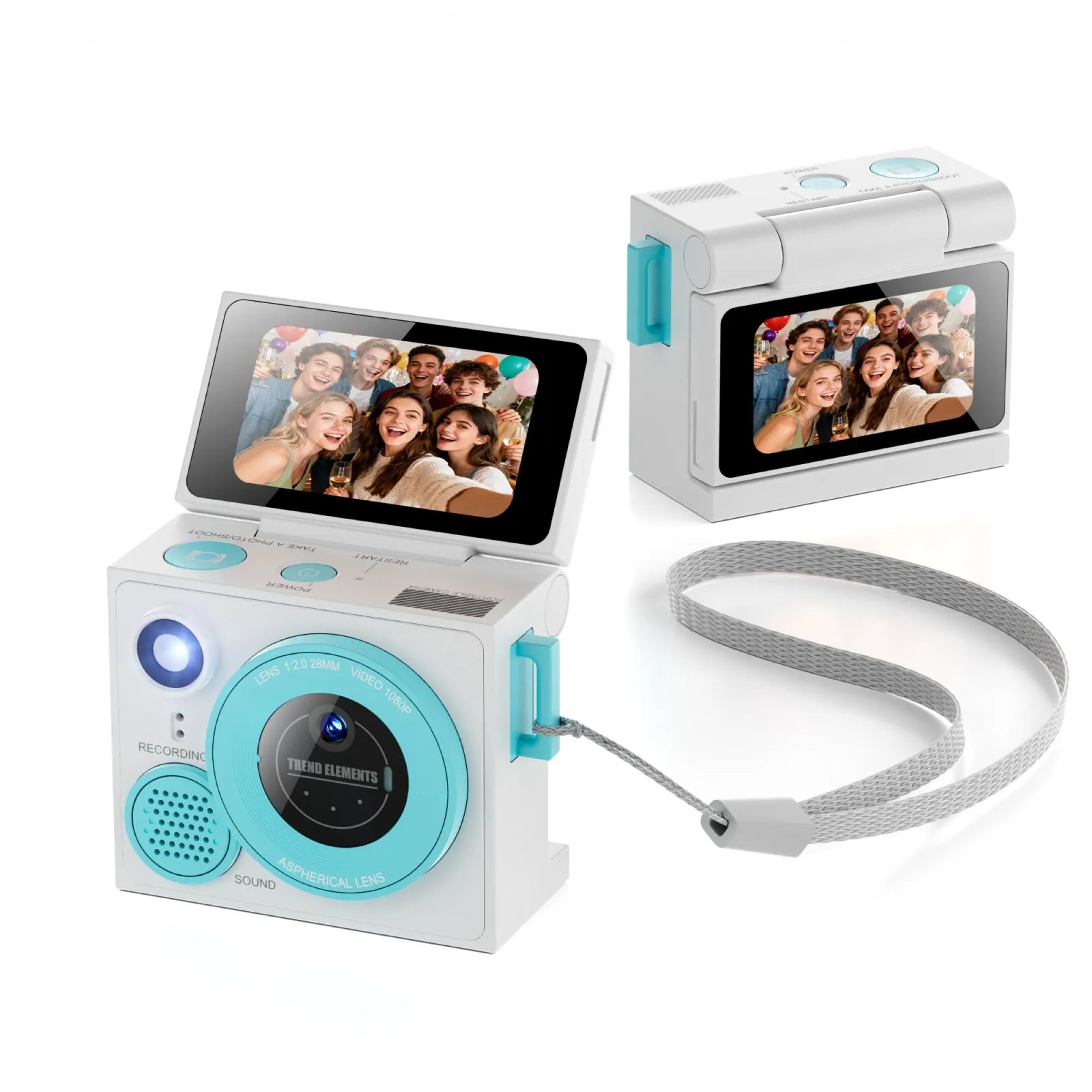 Pixel Snap Flip Mini Camera