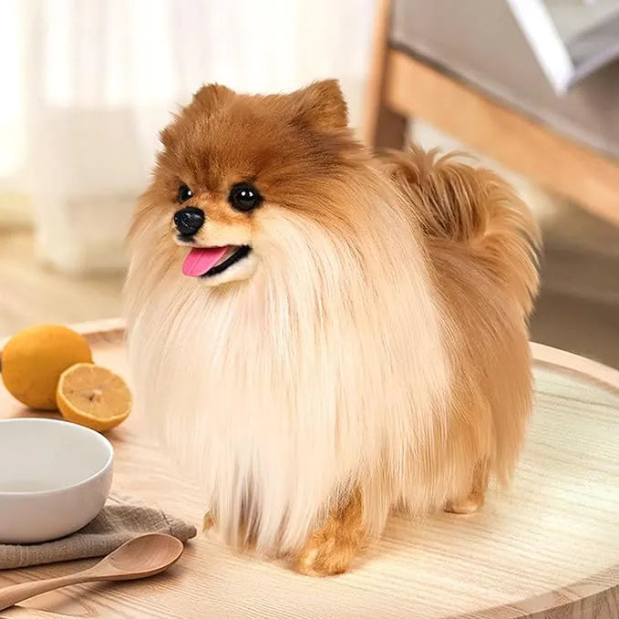 Lifelike Pomeranian Dog Plush Toy (40 cm) - Bear Hugs