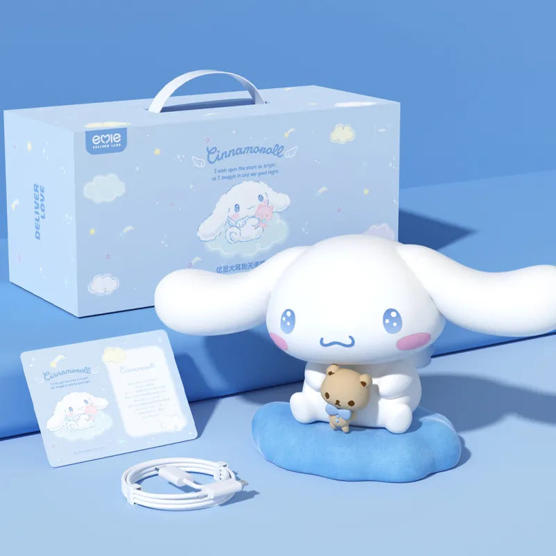 Sanrio Cinnamoroll Angel Cloud & Teddy Bear Lamp