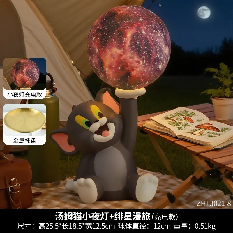 Tom Cat Glowing Celestial Orb Night Light