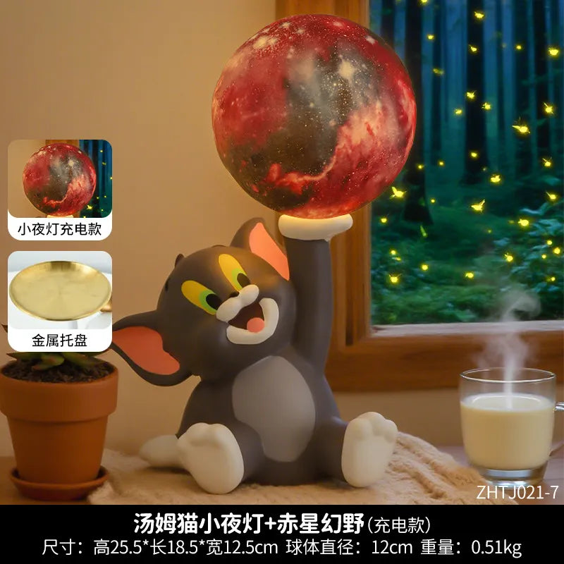 Tom Cat Glowing Celestial Orb Night Light