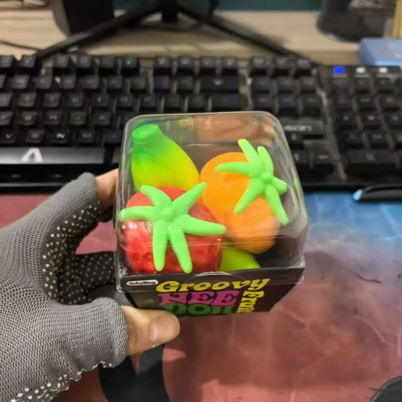 NeeDoh Groovy Fruit Sensory Squishy Toy Set