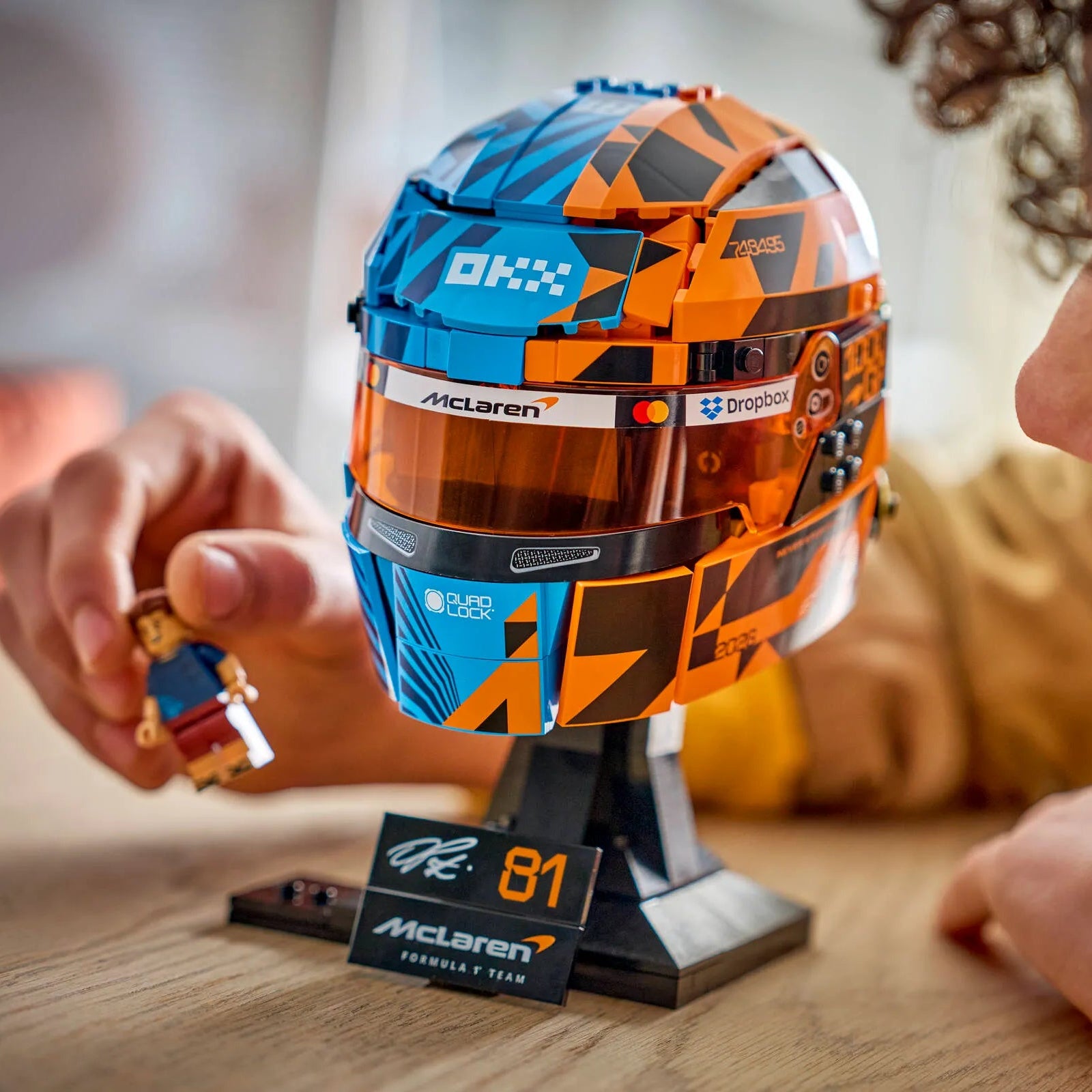 Editions Oscar Piastri Helmet Building Set (793 Pcs)