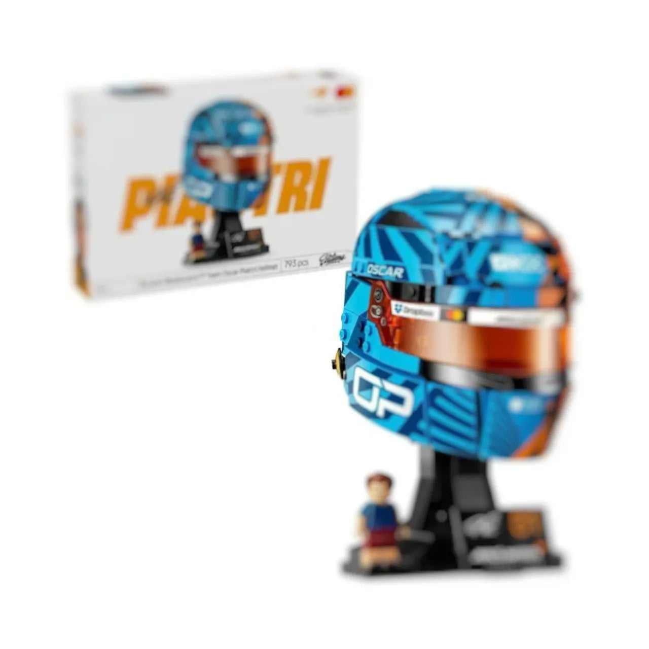 Editions Oscar Piastri Helmet Building Set (793 Pcs)