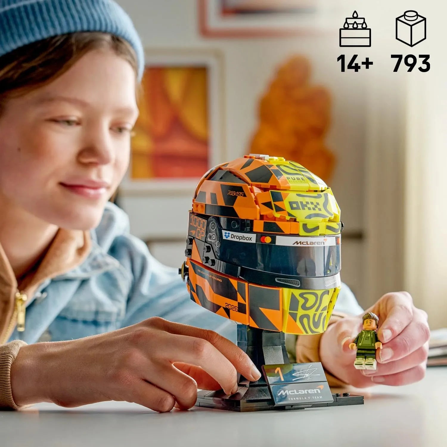 Editions Lando Norris Helmet Building Set (793 Pcs)