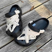 Ninja Webbed Lace-Up Foam Clogs