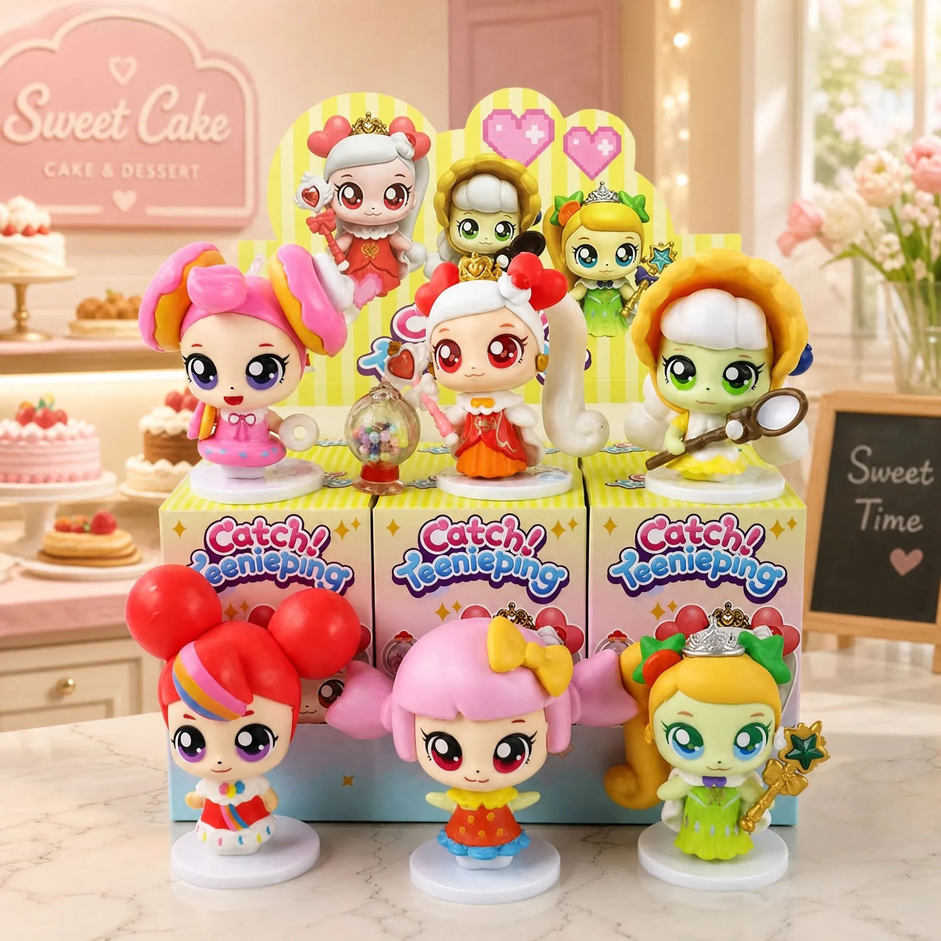 Catch! Teenieping Pastel Charm Surprise Box Figurine