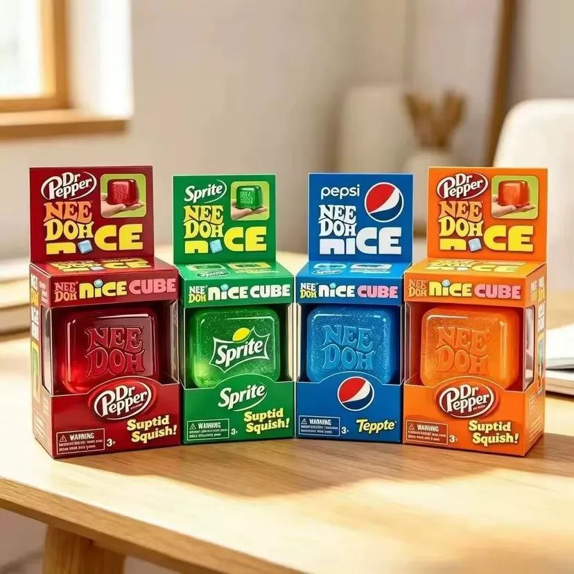 NeeDoh Nice Cube Soda Series Squishy Toy