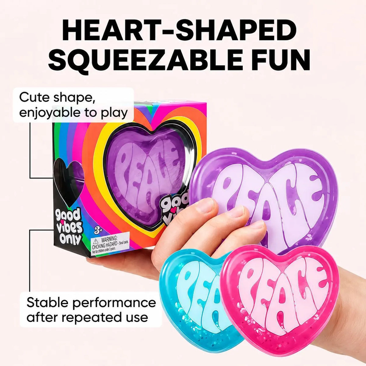NeeDoh Good Vibes Only Squeeze Toy