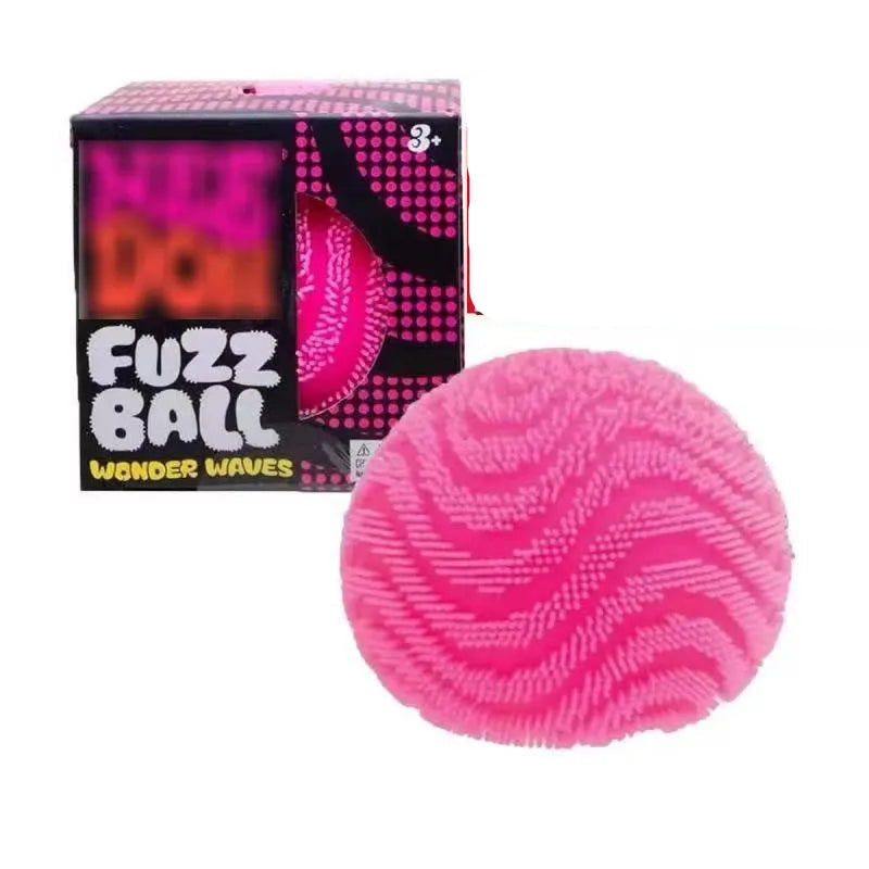 NeeDoh Fuzz Ball Wonder Waves Sensory Squeeze Toy