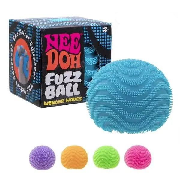 NeeDoh Fuzz Ball Wonder Waves Sensory Squeeze Toy