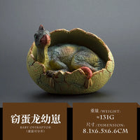 Ludus Ars Prehistoric Dinosaur Hatchling Egg Figures