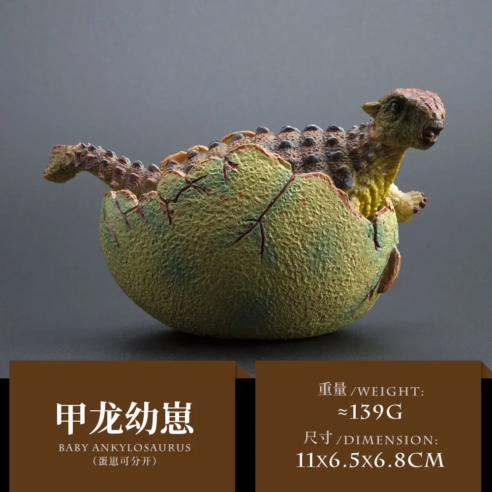Ludus Ars Prehistoric Dinosaur Hatchling Egg Figures